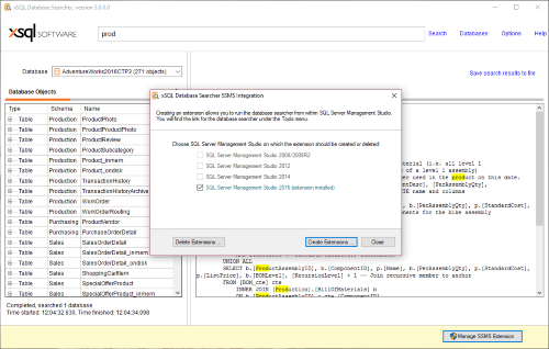 xSQL Software - Script Executor - User Interface