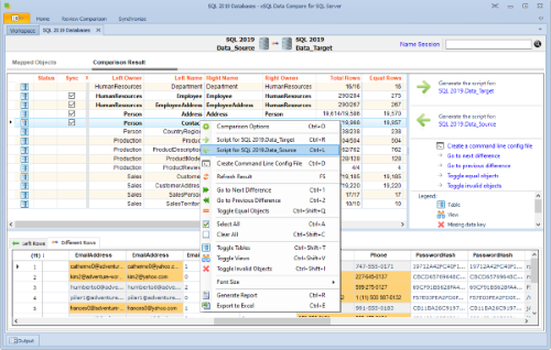 Data Compare for SQL Server